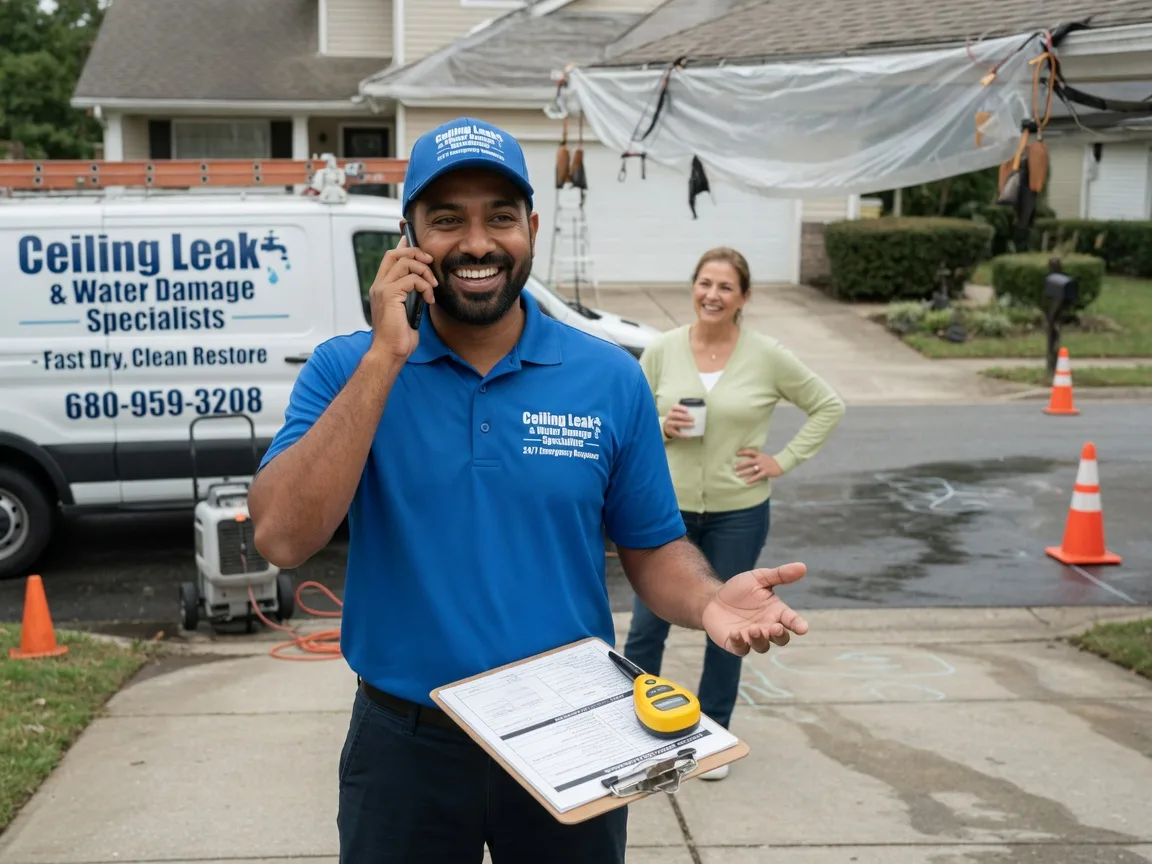 Ceiling Leak Cleanup Adairville, KY FAQs